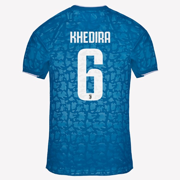 Camiseta Juventus NO.6 Khedira Tercera equipación 2019-2020 Azul
